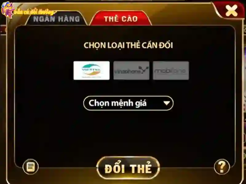 Nạp tiền Go88 qua cào thẻ điện thoại