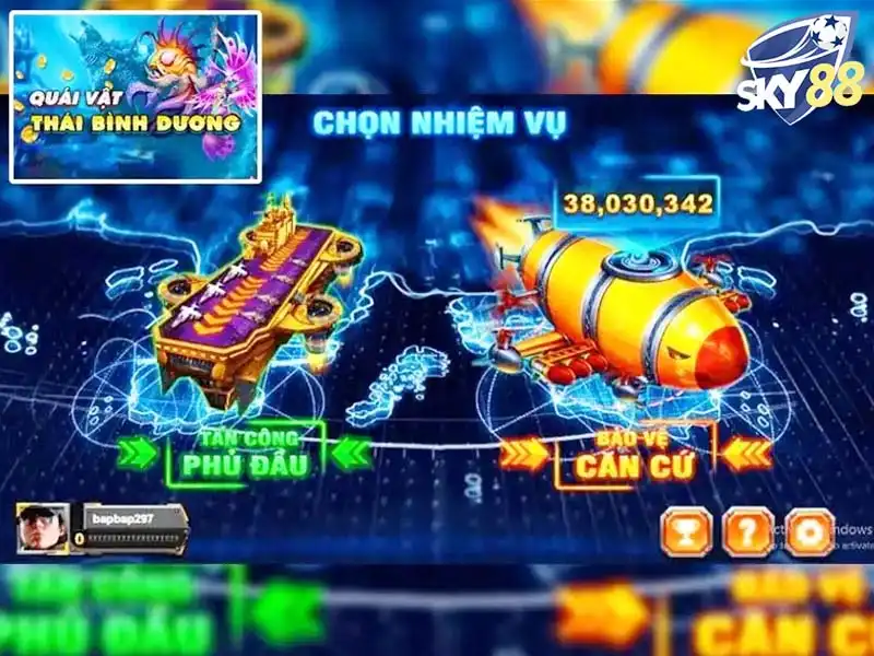 Chơi game Quái vật Thái Bình Dương cần tập trung cao