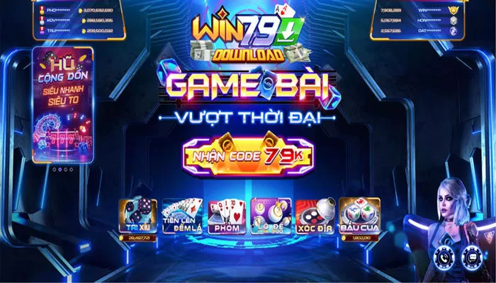 Nhiều chương trình khuyến mãi hấp dẫn cổng game Win79