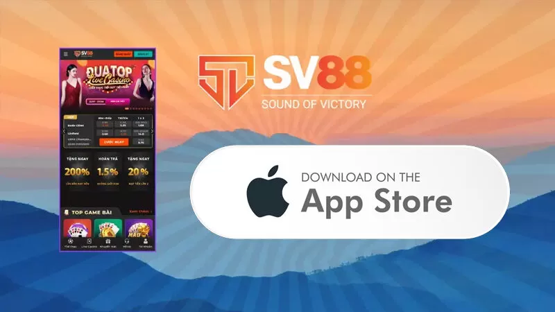 Hướng dẫn cho iPhone quy trình tải app SV88